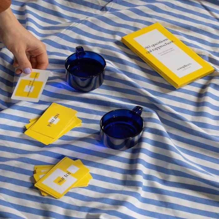Jeu de cartes pour couple 90 questions qui rapprochent