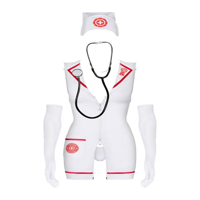 Costume infirmière Emergency 4 pièces