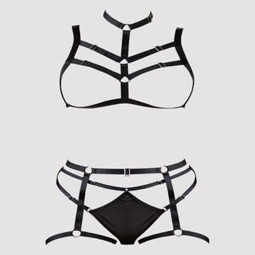 Harnais 3 pièces ajustable noir