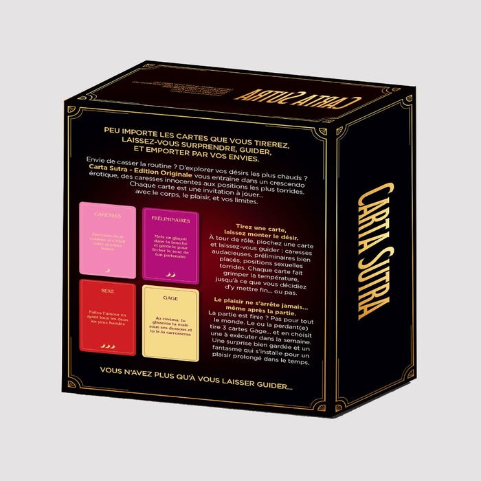 Jeu coquin pour couples Carta Sutra Original
