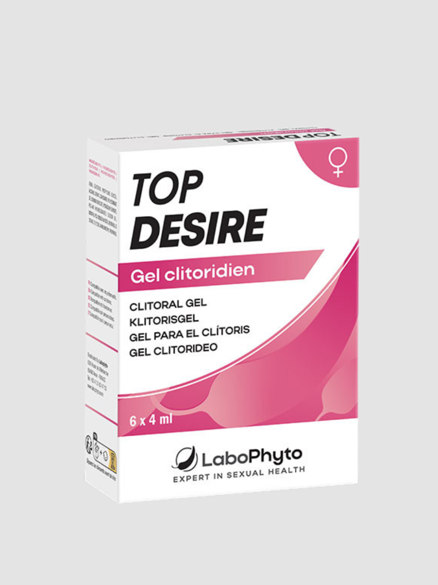 Gel stimulant clitoridien effet frais TopDesire 6 dosettes de 4 ml