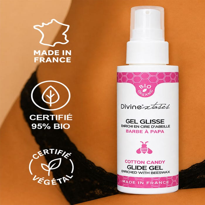 Gel glisse barbe à papa bio 100 ml