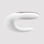 Satisfyer Double Fun stimulateur pour couple connecté blanc