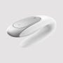 Satisfyer Double Fun stimulateur pour couple connecté blanc