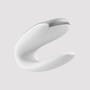 Satisfyer Double Fun stimulateur pour couple connecté blanc