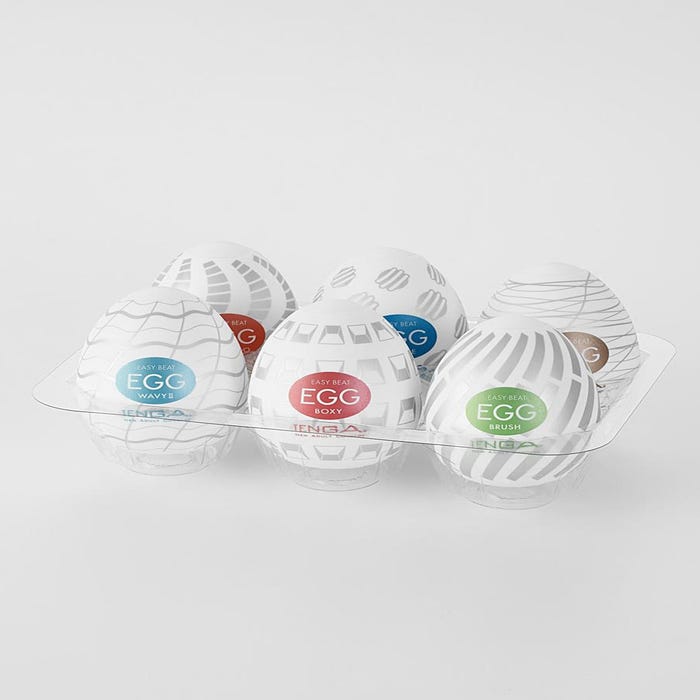 Masturbateurs Egg Standard Pack de 6