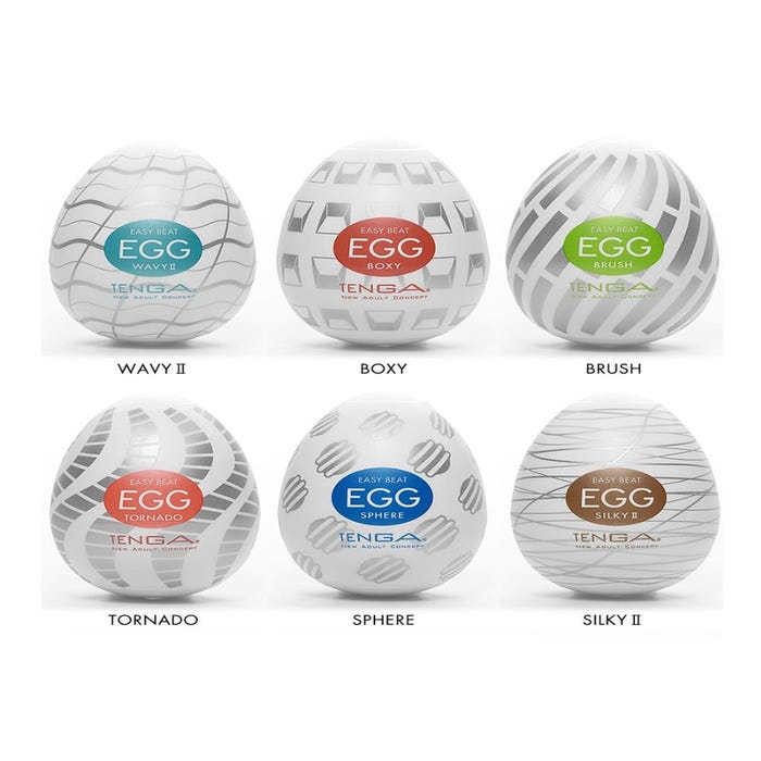 Masturbateurs Egg Standard Pack de 6