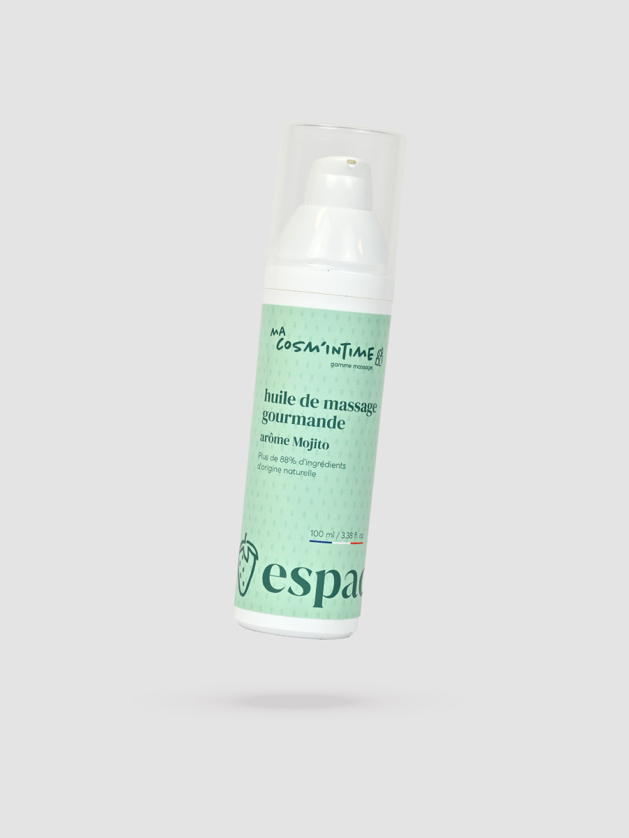 Huile de massage gourmande mojito 100 ml