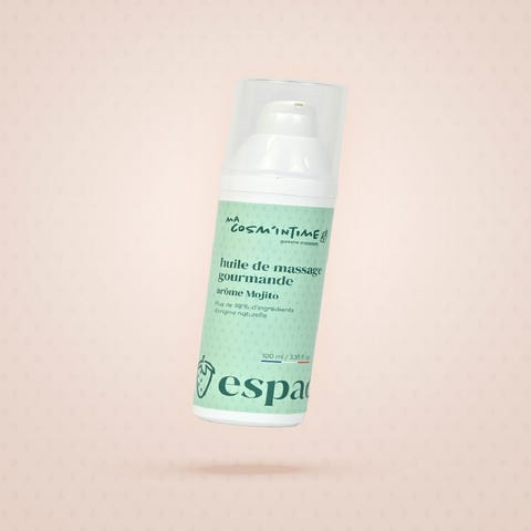 Huile de massage gourmande mojito 100 ml