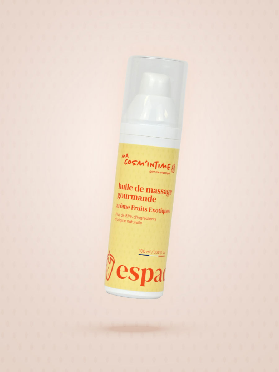 Huile de massage gourmande fruits exotiques 100 ml
