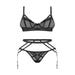 Ensemble 3 pièces Euridia noir