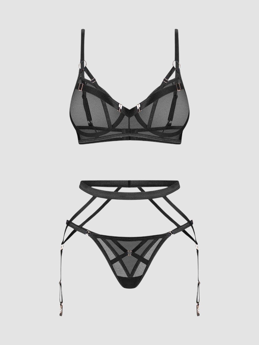 Ensemble 3 pièces Euridia noir