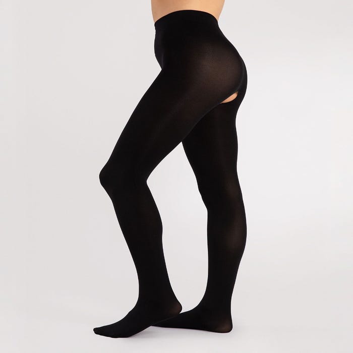 Collant Ouvert 80 DEN Noir