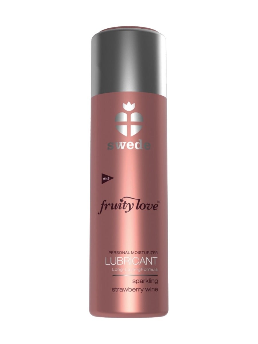 Lubrifiant eau comestible Fruity Love 50 ml vin pétillant fraise