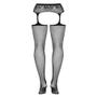 Collant porte-jarretelles S307 noir