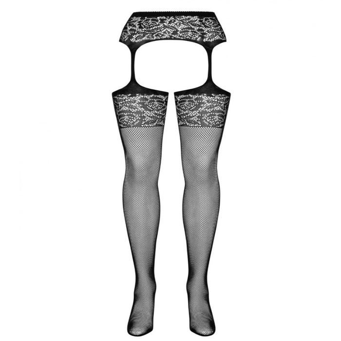 Collant porte-jarretelles S500 noir