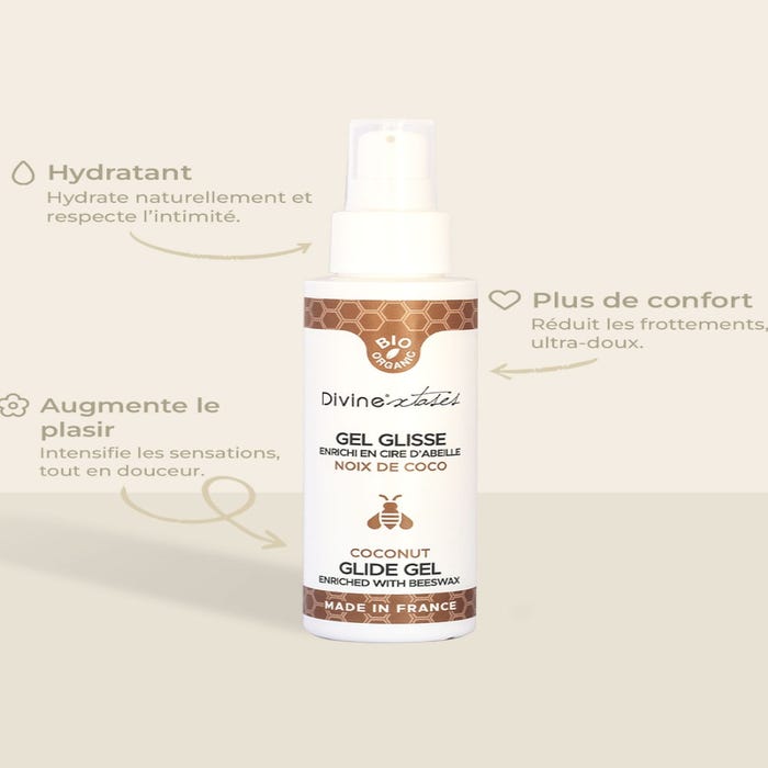 Gel glisse noix de coco bio 100 ml