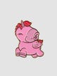 Pin's licorne rose Unipin Heart Throb