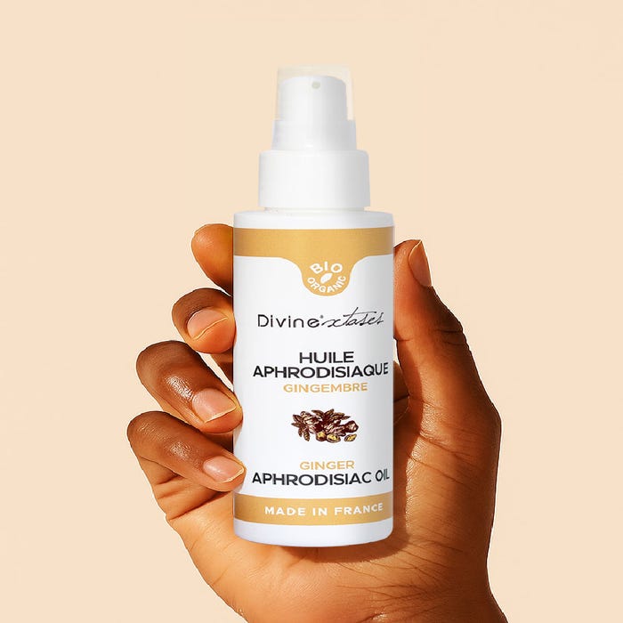 Huile aphrodisiaque gingembre bio 100 ml