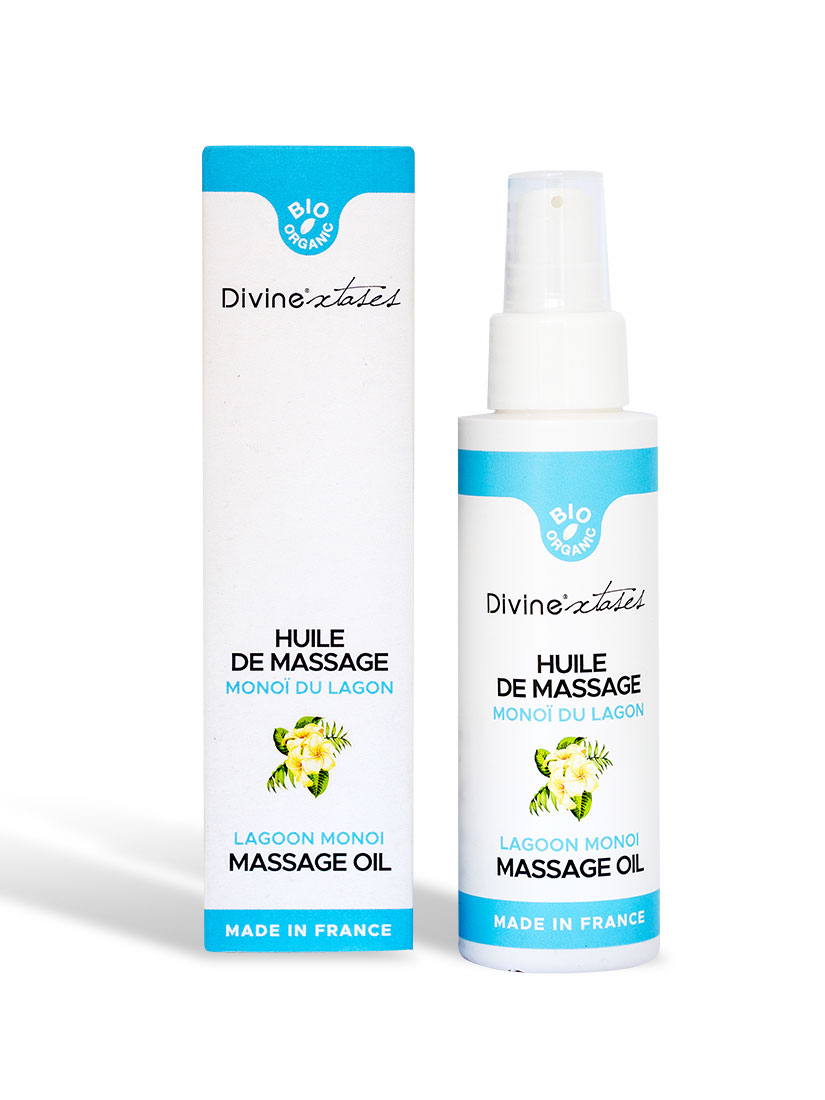 Huile de massage monoï bio 100 ml