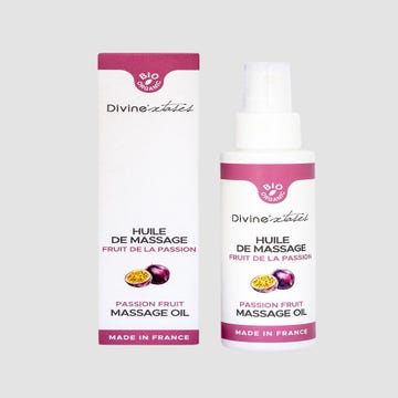 Huile de massage gourmande fruit de la passion bio 100 ml