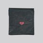 Pochette de rangement pour sextoys coeur rouge large