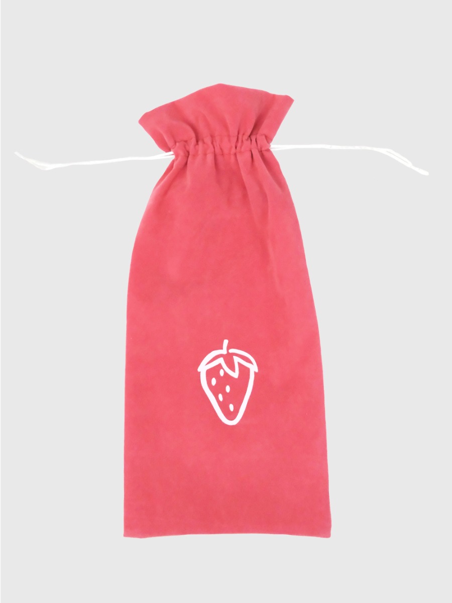 Pochette de rangement pour sextoys velours main product photo