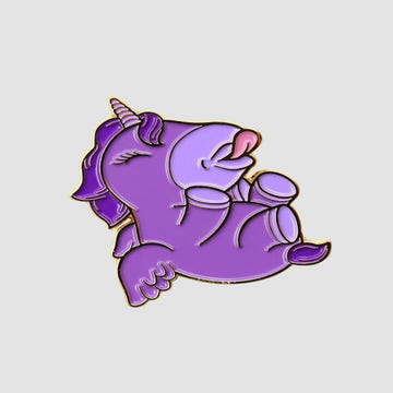 Pin's licorne violet Unipin Karma Lilac