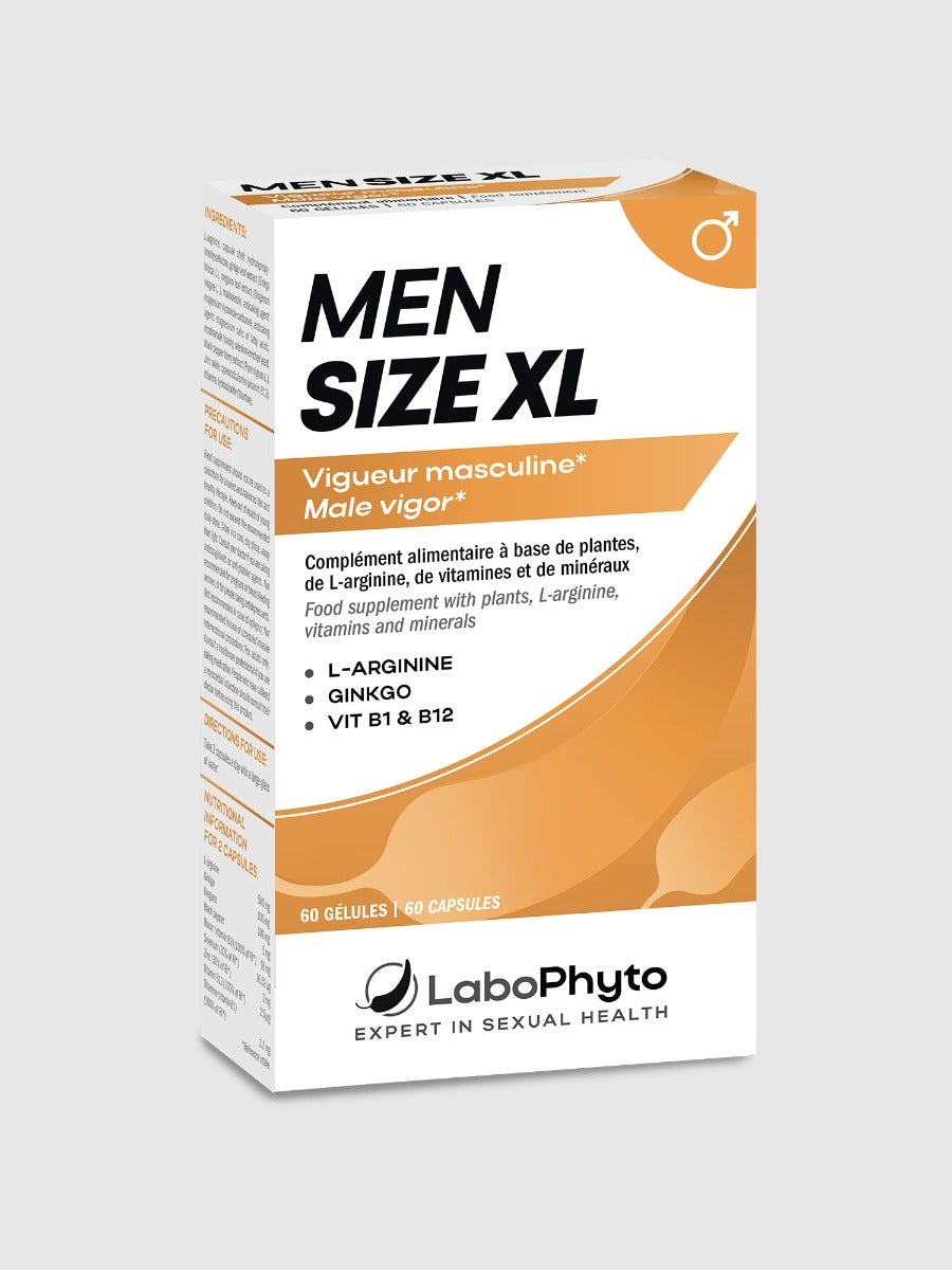 Aphrodisiaque MenSize XL 60 gélules