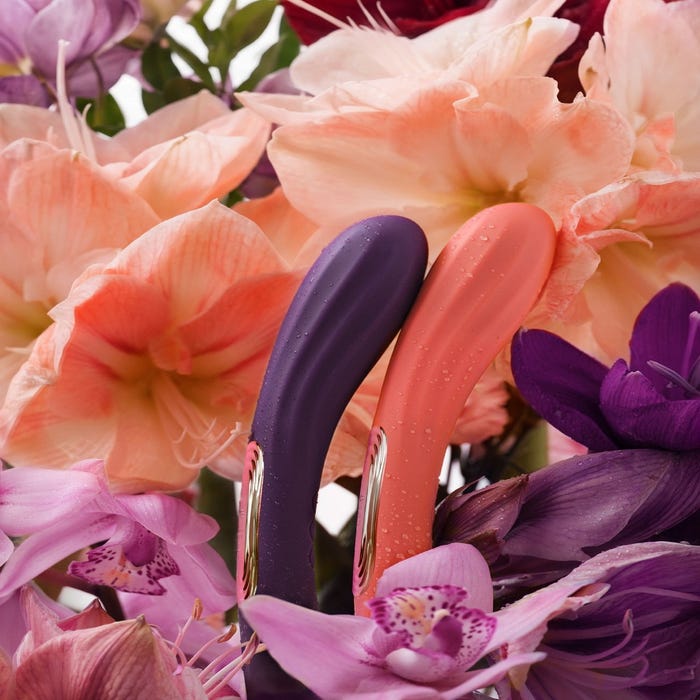 Vibromasseur double connecté LELO Boomerang violet