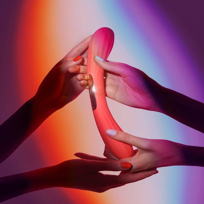 Vibromasseur double connecté LELO Boomerang violet