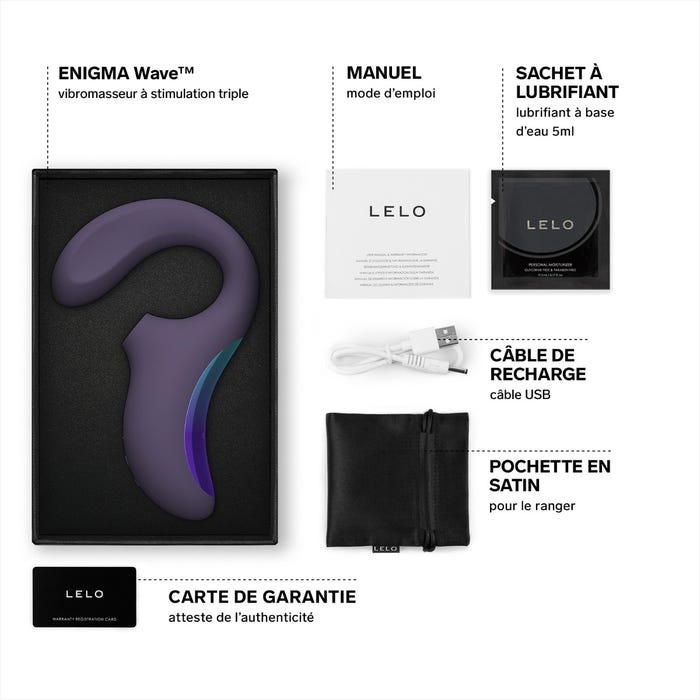 Stimulateur clitoridien sonique LELO Enigma Wave