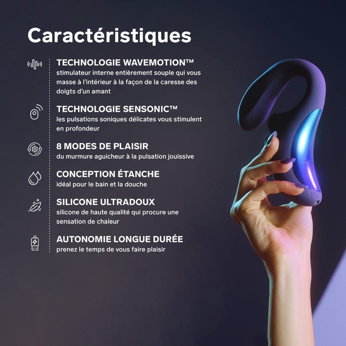 Stimulateur clitoridien sonique LELO Enigma Wave