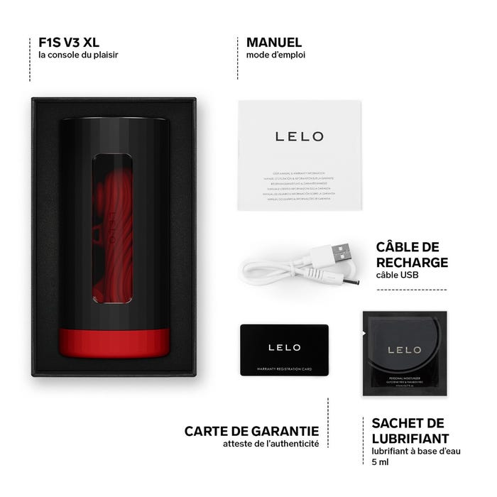 Masturbateur connecté LELO F1S V3