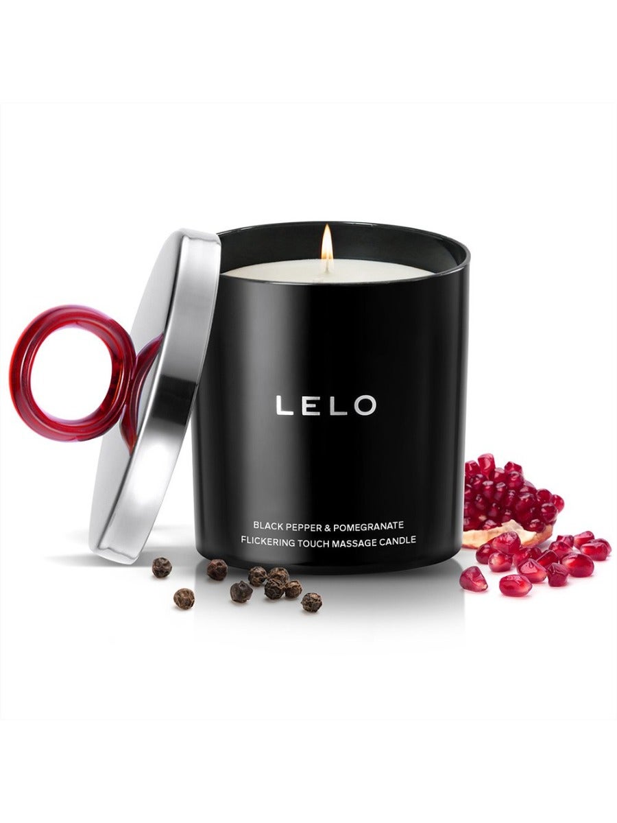 Bougie de massage poivre noir et grenade Flickering Touch 2