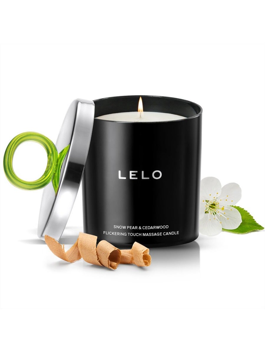 Bougie de massage poire et bois de cèdre Flickering Touch 4