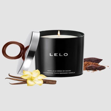 Bougie de massage vanille et crème de cacao Flickering Touch