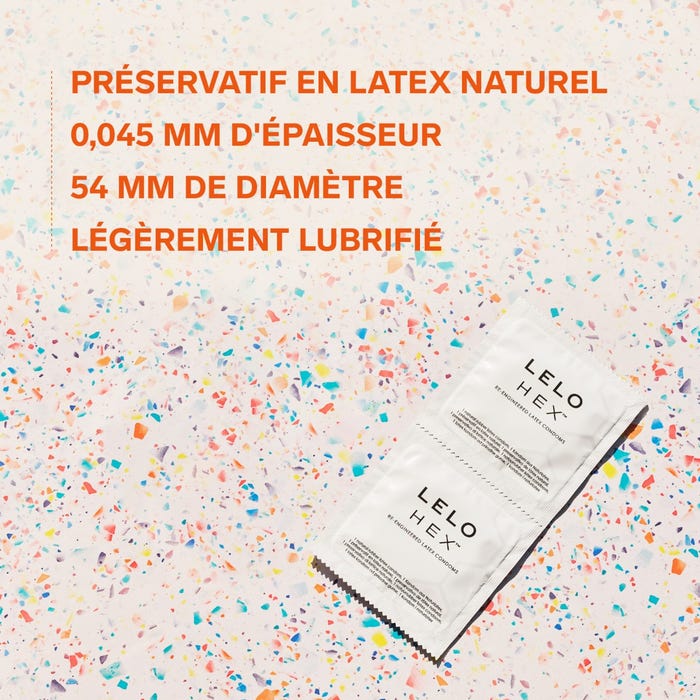 Préservatifs LELO Hex Original boîte de 36