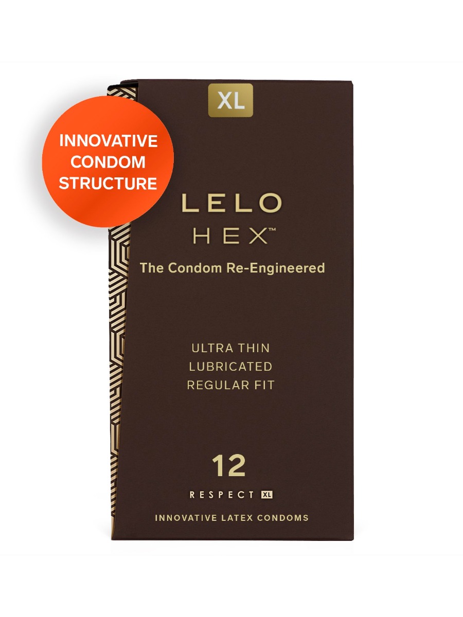 Préservatifs LELO Hex Respect XL boîte de 12 main product photo