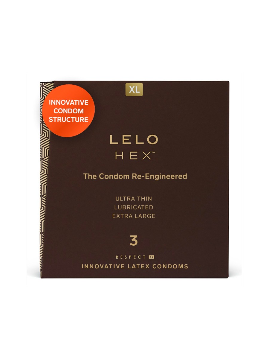 Préservatifs LELO Hex Respect XL boîte de 3