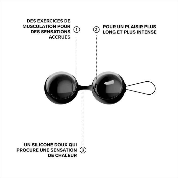 Boules de geisha LELO Luna Beads noir