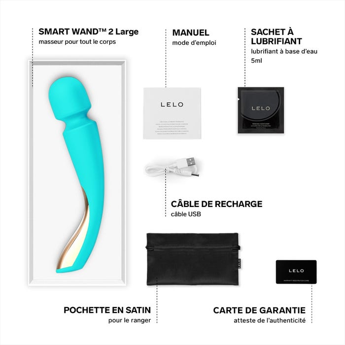 Vibromasseur wand LELO Smart Wand 2 Large
