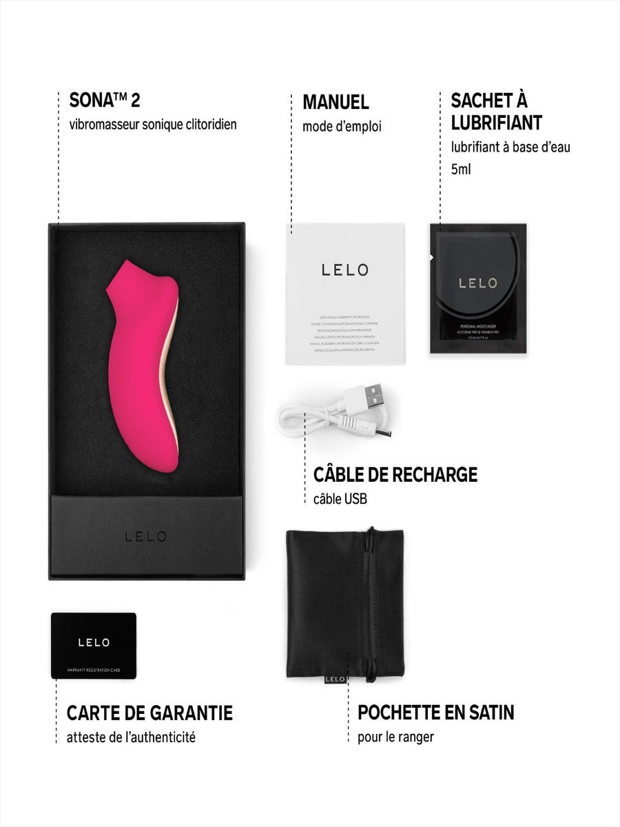 Stimulateur clitoridien sonique LELO Sona 2