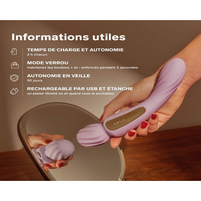 Vibromasseur wand double LELO Switch