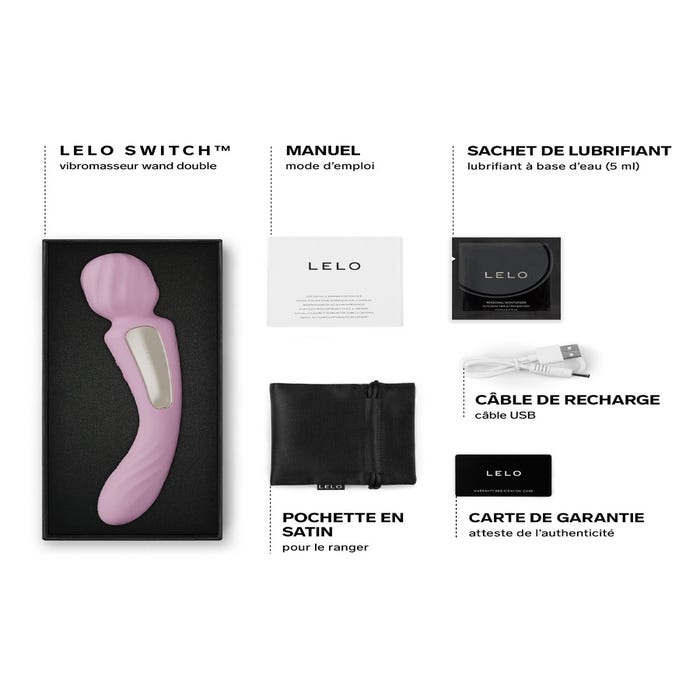 Vibromasseur wand double LELO Switch