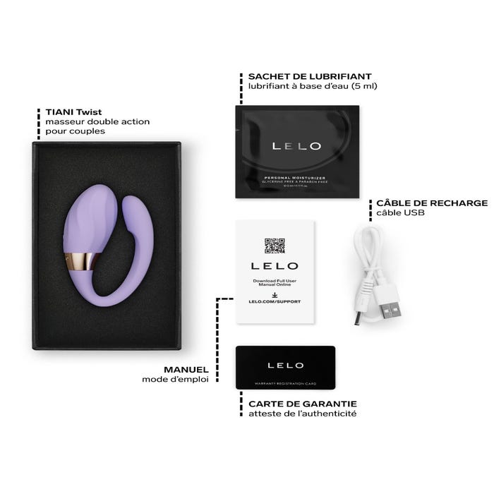 Stimulateur connecté pour couple LELO Tiani Twist