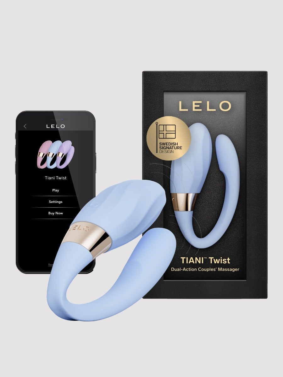 Stimulateur connecté pour couple LELO Tiani Twist bleu