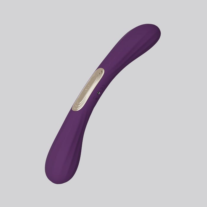Vibromasseur double connecté LELO Boomerang violet