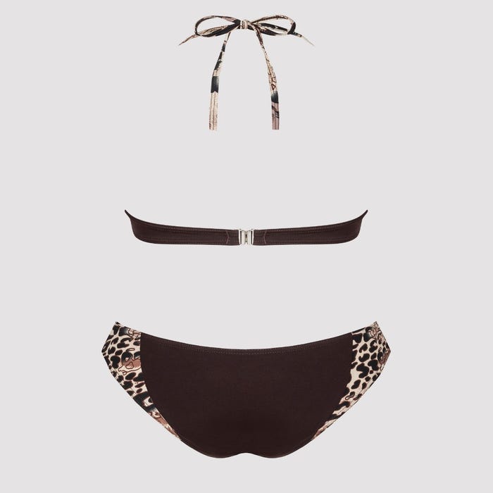 Maillot de bain 2 pièces Niwa imprimé léopard