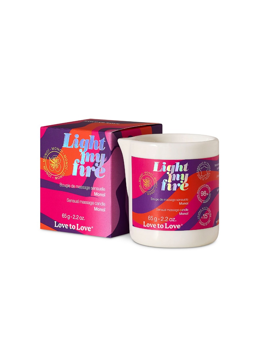 Bougie de massage Light My Fire monoï main product photo